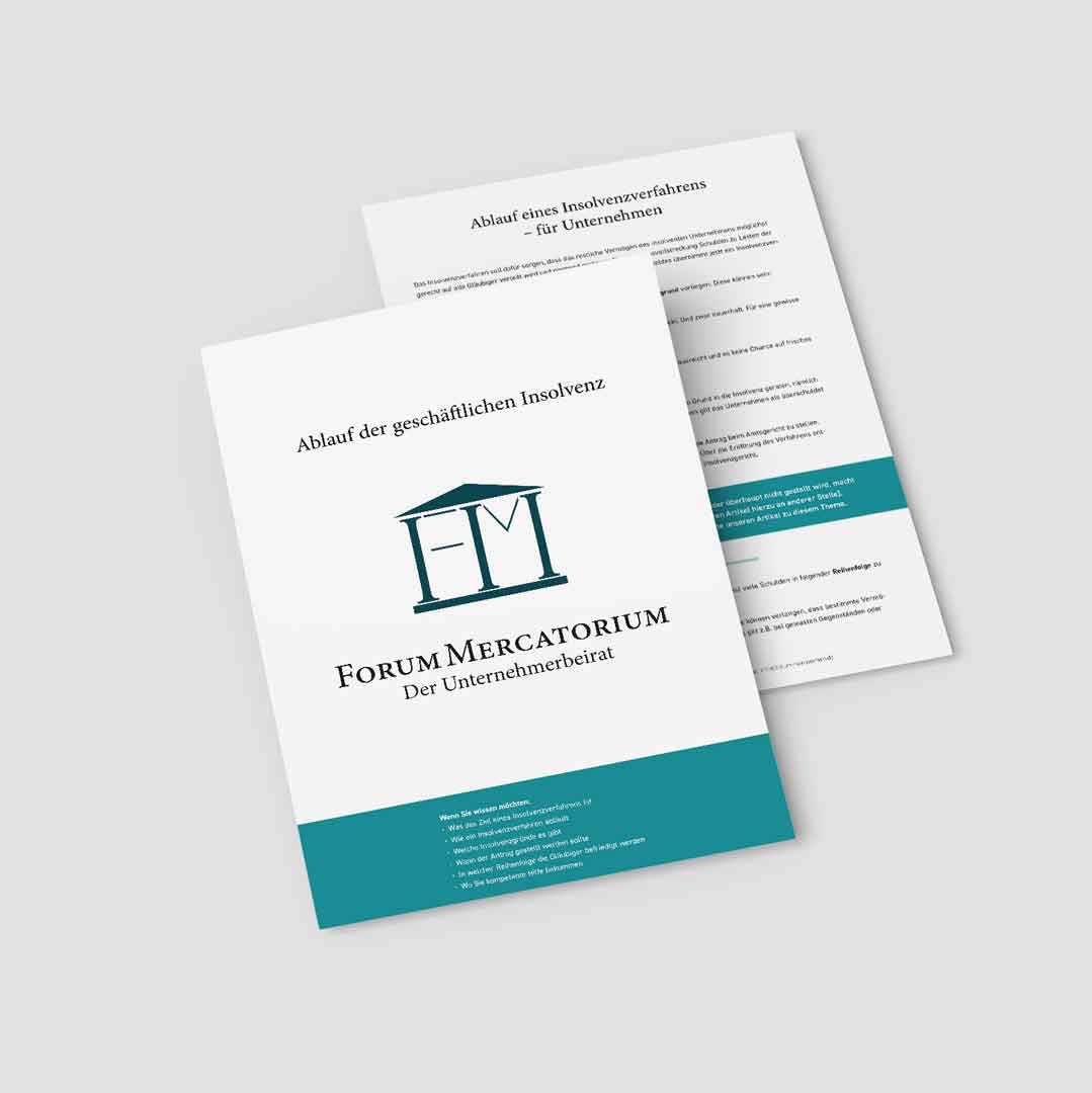 PDF-Download zum Thema Ablauf der geschäftlichen Insolvenz