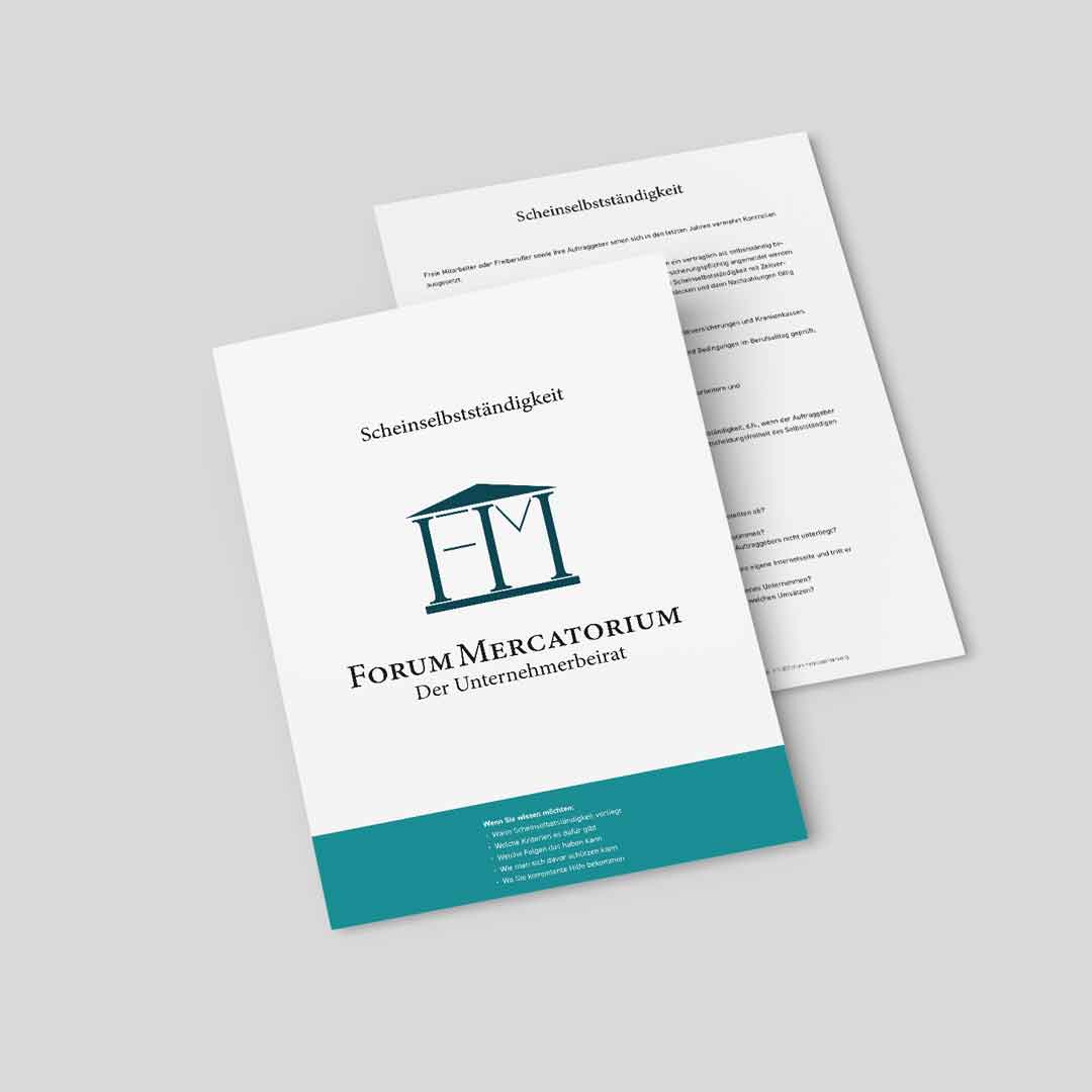 scheinselbstaendigkeit PDF-Download zum Thema Scheinselbstständigkeit