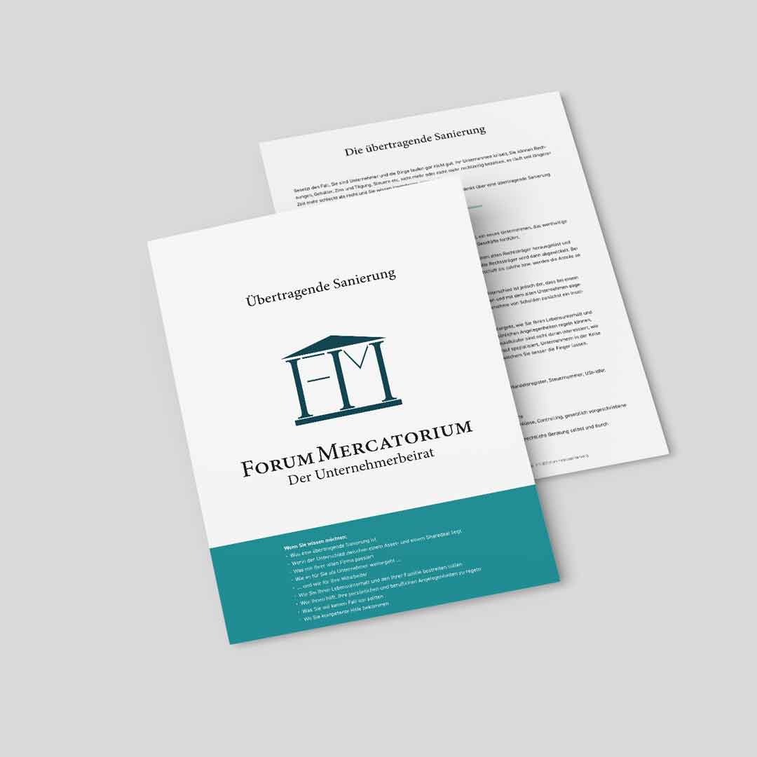 PDF-Download zum Thema Übertragende Sanierung